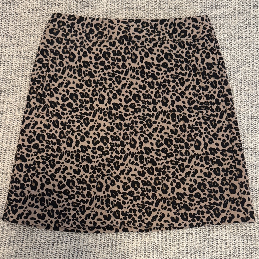 LOFT Leopard Print Mini Skirt – Size 0P